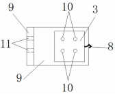 帶拉繩位移傳感器的隧道兩幫收斂變形測量裝置 帶拉繩位移傳感器的隧道兩幫收斂變形測量裝置